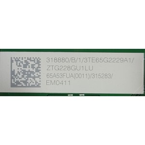 MAIN PARA TV HISENSE / NUMERO DE PARTE 318880 / RSAG7.820.11493/ROH / 315283 / 3TE65G2229A1 / ZTG228GU1LU / 65Q53FUA(0011) / PANEL HD650Y1U72-T0L2/GM/MCKD3A/ROH / MODELO 65A6H	